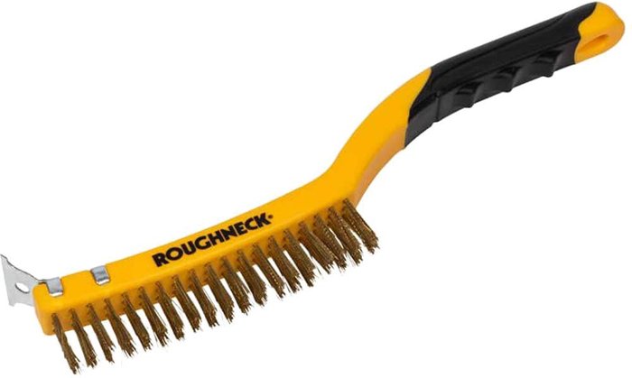 Tooled Up | Roughneck Roughneck Brass Soft Grip Wire Brush Roughneck Roughneck Brass Soft Grip Wire Brush
