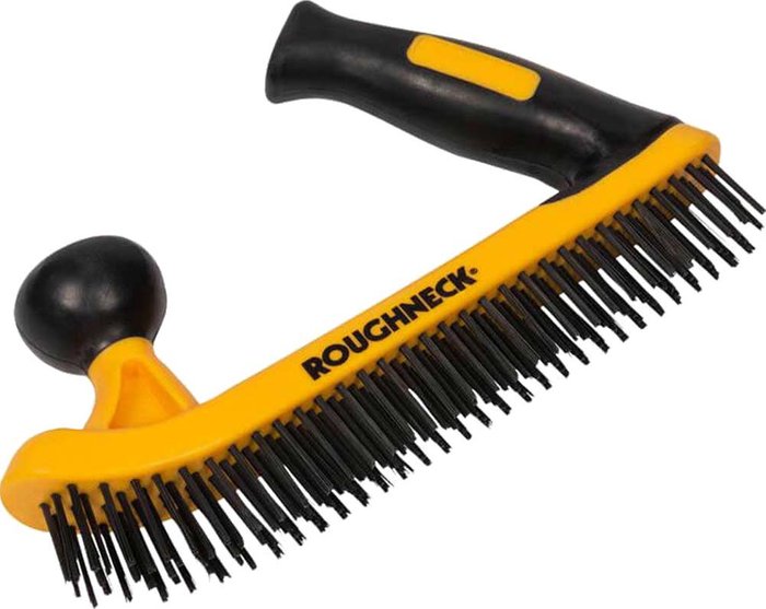 Tooled Up | Roughneck Roughneck Two Handed Soft Grip Wire Brush 5 Rows Roughneck Roughneck Two Handed Soft Grip Wire Brush 5 Rows