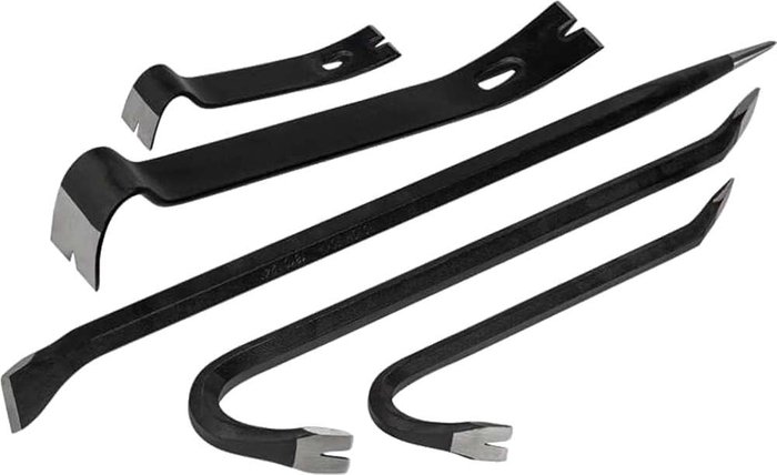 Tooled Up | Roughneck Roughneck 5 Piece Pry, Wrecking and Aligning Bar Set Roughneck Roughneck 5 Piece Pry, Wrecking and Aligning Bar Set