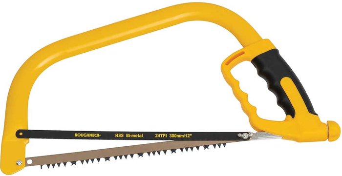 Tooled Up | Roughneck Roughneck Bow Saw with Soft Grip Handle 12 Roughneck Roughneck Bow Saw with Soft Grip Handle 12