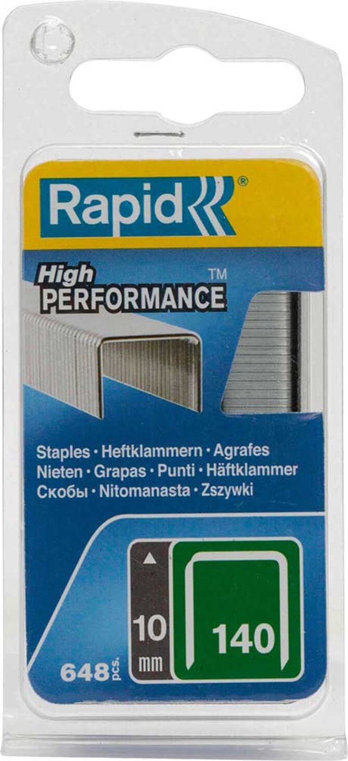 Tooled Up | Rapid Rapid Type 140 Galvanised Staples 10mm Pack of 650 Rapid Rapid Type 140 Galvanised Staples 10mm Pack of 650