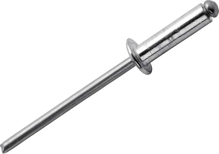 Tooled Up | Rapid Rapid Standard Aluminium Rivets 4.8mm 14mm Pack of 100 Rapid Rapid Standard Aluminium Rivets 4.8mm 14mm Pack of 100