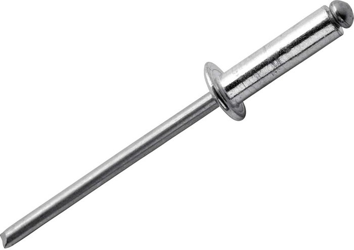 Tooled Up | Rapid Rapid Standard Aluminium Rivets 4.8mm 16mm Pack of 100 Rapid Rapid Standard Aluminium Rivets 4.8mm 16mm Pack of 100