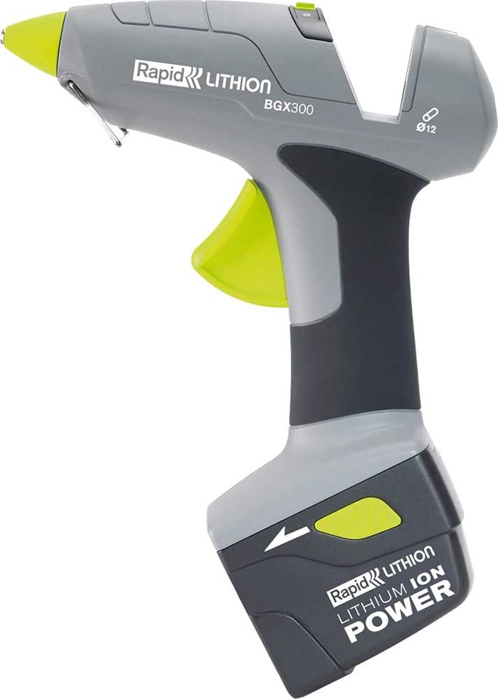 Tooled Up | Rapid Rapid BGX300 Cordless Glue Gun with 1 Li-ion Battery Rapid Rapid BGX300 Cordless Glue Gun with 1 Li-ion Battery