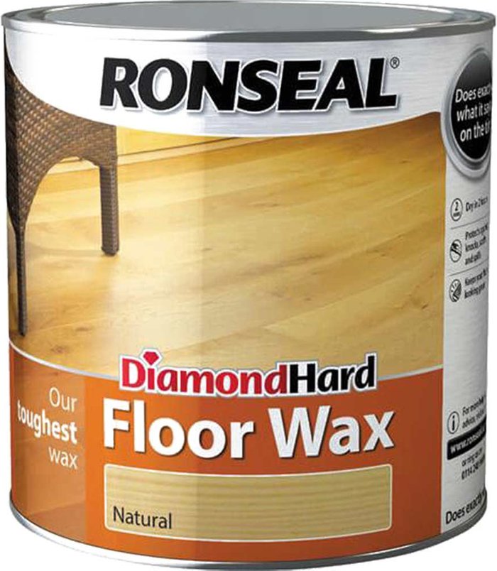 Tooled Up | Ronseal Ronseal Diamond Hard Floor Wax Natural 2.5l Ronseal Ronseal Diamond Hard Floor Wax Natural 2.5l