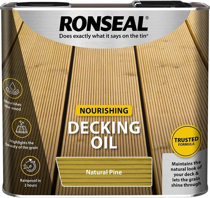 Tooled Up | Ronseal Ronseal Decking Oil Natural Pine 2.5l Ronseal Ronseal Decking Oil Natural Pine 2.5l