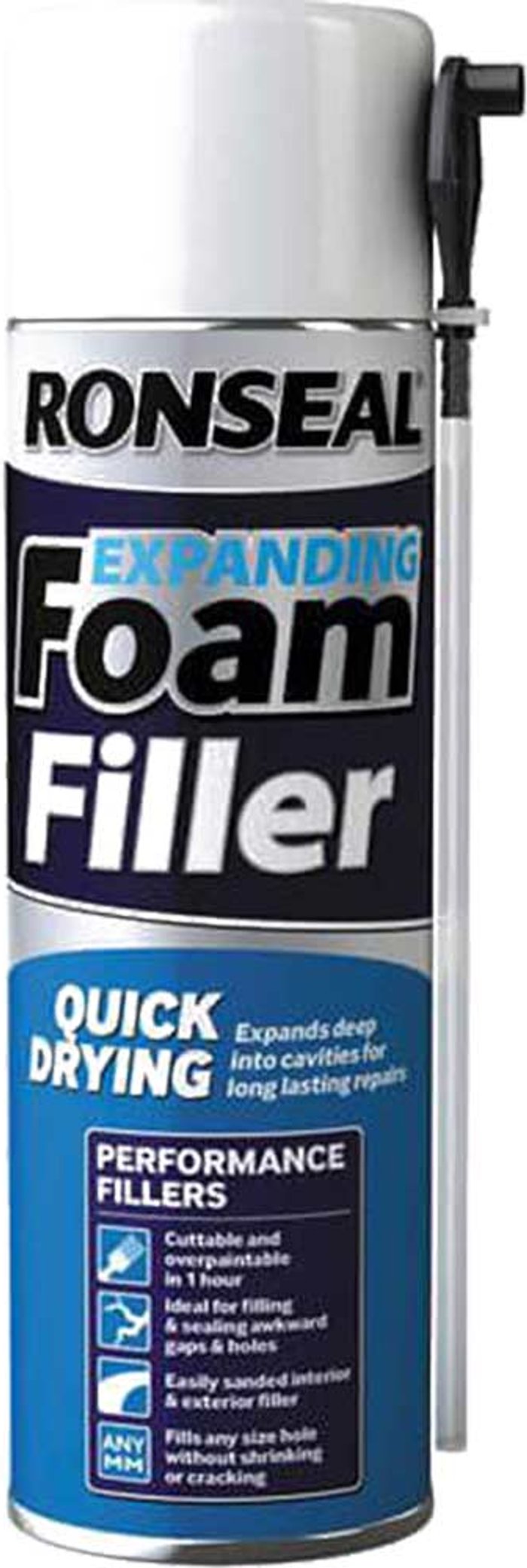 Tooled Up | Ronseal Ronseal Expanding Foam 500ml Ronseal Ronseal Expanding Foam 500ml