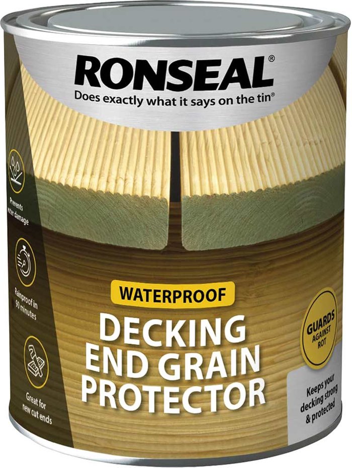 Tooled Up | Ronseal Ronseal Decking End Grain Preserver 750ml Ronseal Ronseal Decking End Grain Preserver 750ml
