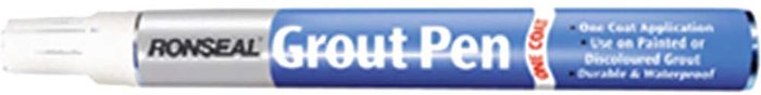 Tooled Up | Ronseal Ronseal One Coat Grout Pen White 15ml Ronseal Ronseal One Coat Grout Pen White 15ml