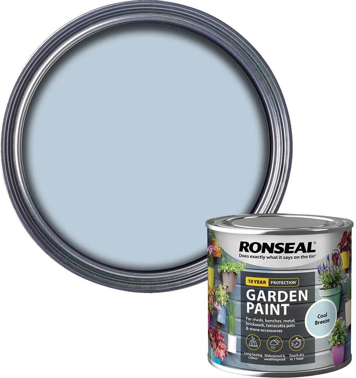 Tooled Up | Ronseal Ronseal General Purpose Garden Paint Cool Breeze 250ml Ronseal Ronseal General Purpose Garden Paint Cool Breeze 250ml
