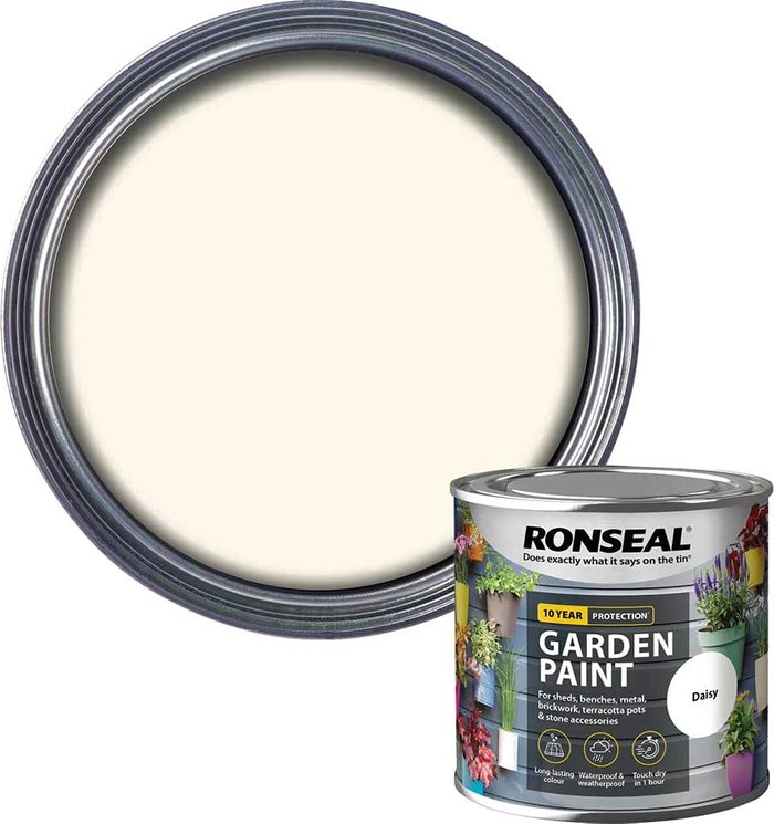 Tooled Up | Ronseal Ronseal General Purpose Garden Paint Daisy 250ml Ronseal Ronseal General Purpose Garden Paint Daisy 250ml