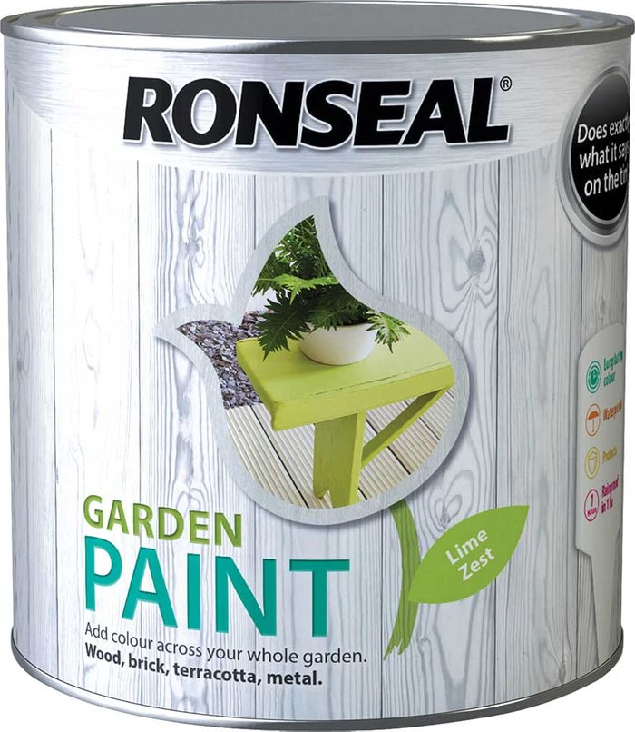 Tooled Up | Ronseal Ronseal General Purpose Garden Paint Lime Zest 2.5l Ronseal Ronseal General Purpose Garden Paint Lime Zest 2.5l