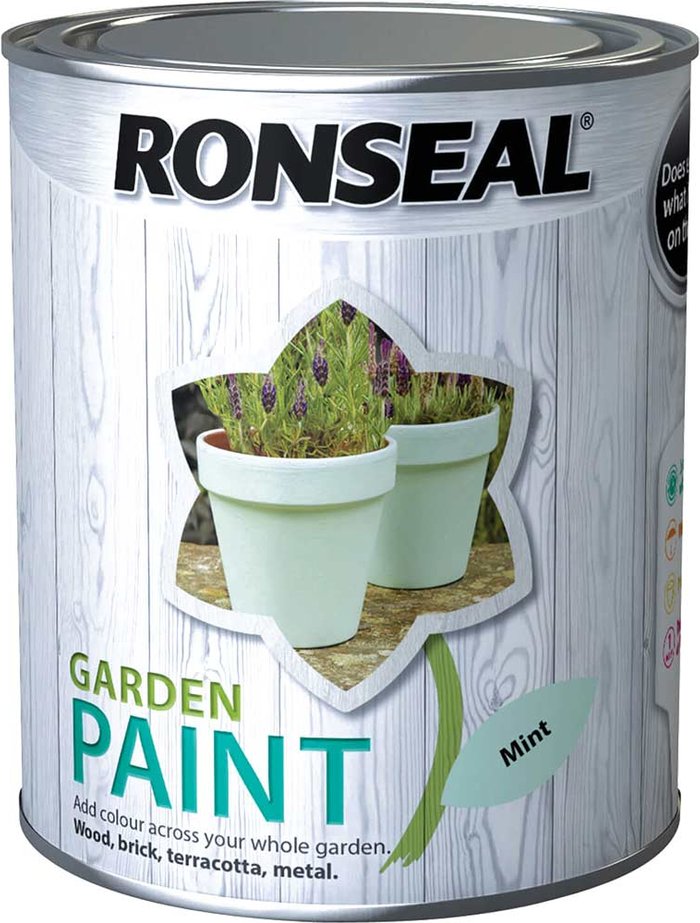 Tooled Up | Ronseal Ronseal General Purpose Garden Paint Mint 750ml Ronseal Ronseal General Purpose Garden Paint Mint 750ml