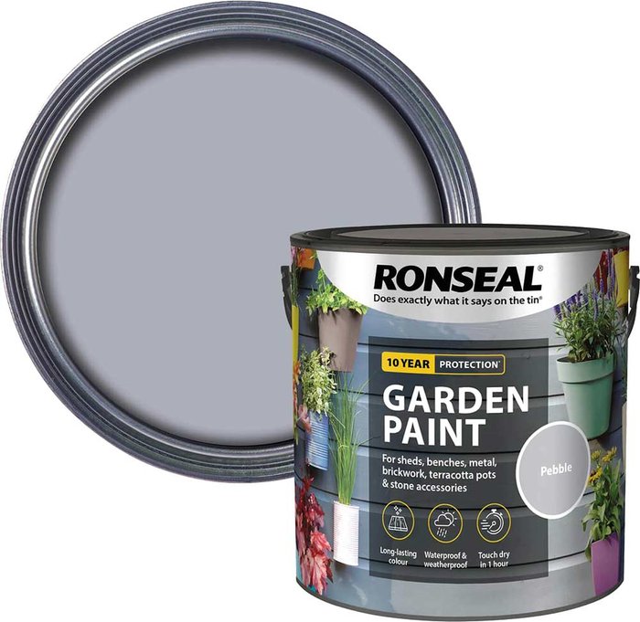 Tooled Up | Ronseal Ronseal General Purpose Garden Paint Pebble 2.5l Ronseal Ronseal General Purpose Garden Paint Pebble 2.5l