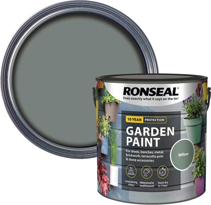 Tooled Up | Ronseal Ronseal General Purpose Garden Paint Willow 2.5l Ronseal Ronseal General Purpose Garden Paint Willow 2.5l