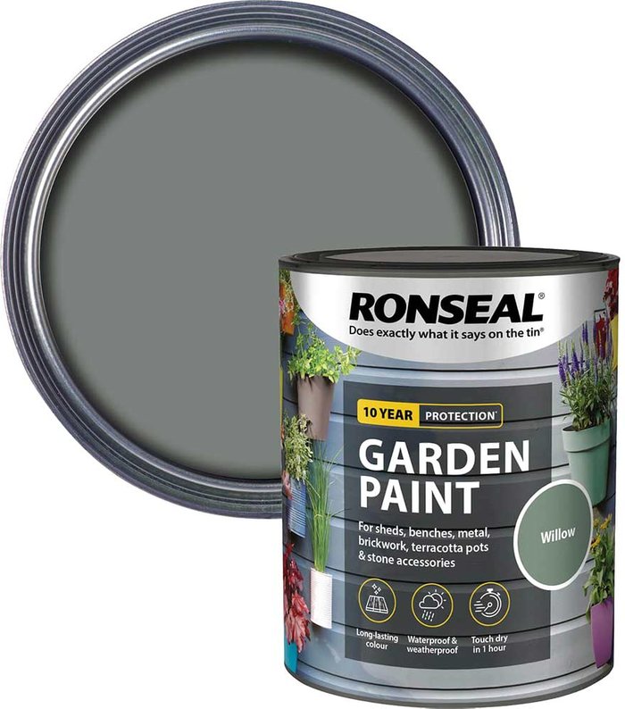 Tooled Up | Ronseal Ronseal General Purpose Garden Paint Willow 750ml Ronseal Ronseal General Purpose Garden Paint Willow 750ml