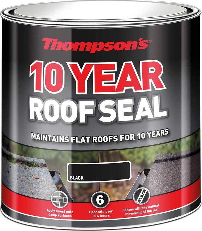 Tooled Up | Ronseal Ronseal Thompsons High Performance Roof Seal 1l Black Ronseal Ronseal Thompsons High Performance Roof Seal 1l Black