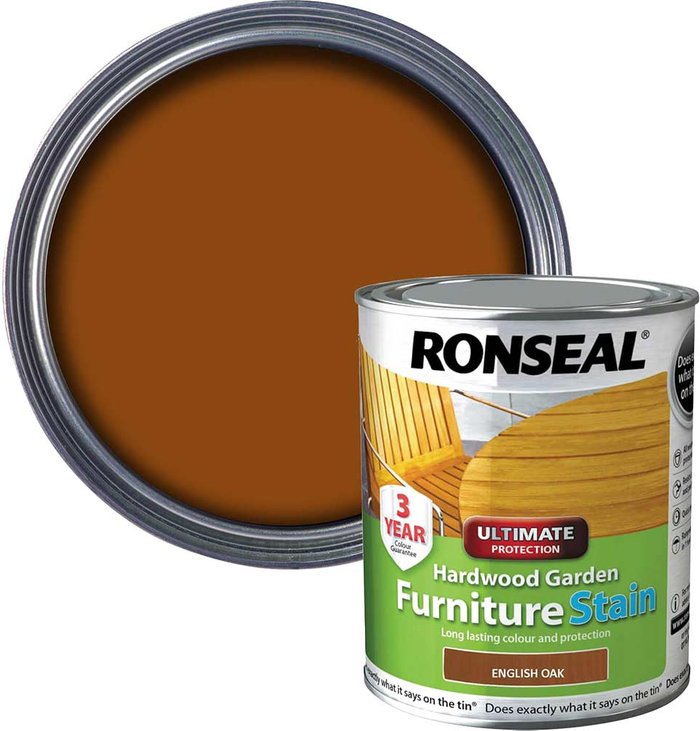 Tooled Up | Ronseal Hardwood Garden Stain English Oak Ronseal Hardwood Garden Stain English Oak