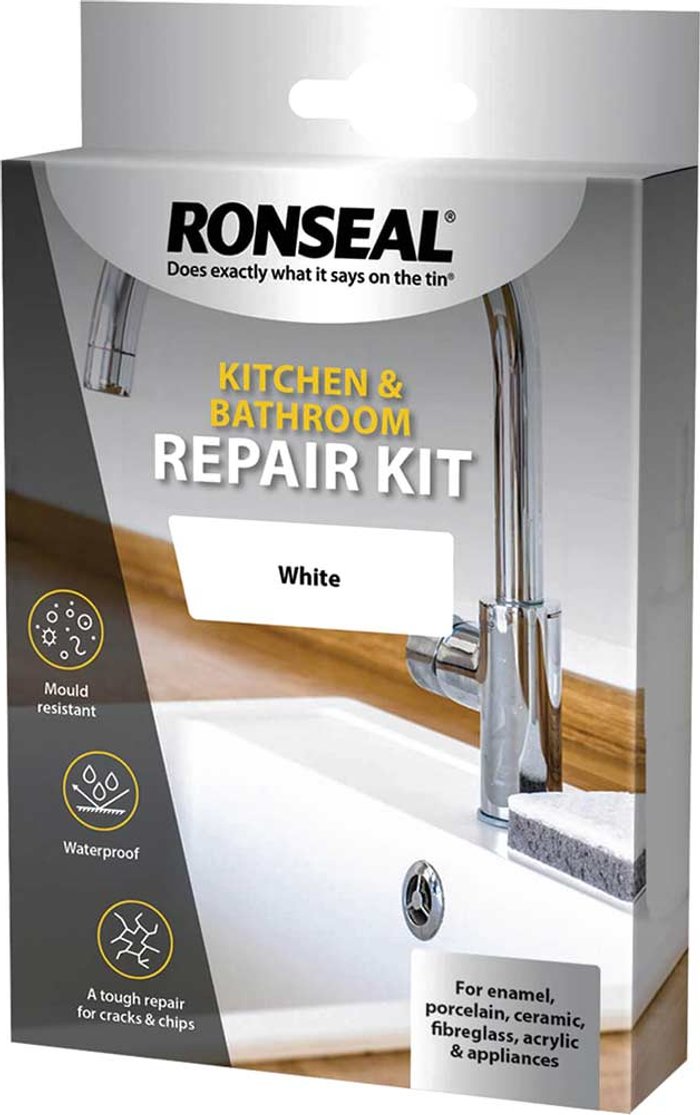 Tooled Up | Ronseal Ronseal Kitchen and Bathroom Repair Kit 60g Ronseal Ronseal Kitchen and Bathroom Repair Kit 60g