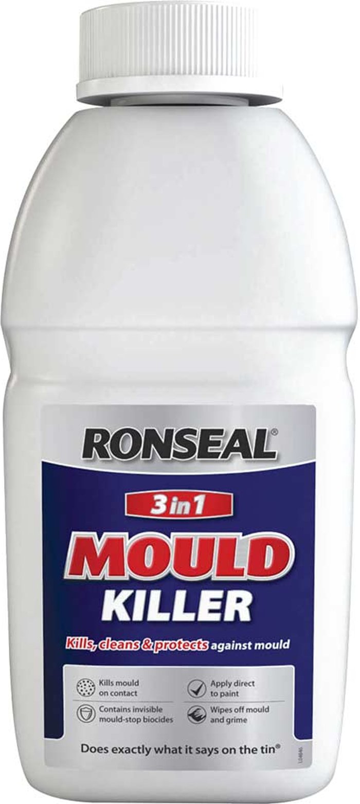 Tooled Up | Ronseal Ronseal 3 in 1 Mould Killer Bottle 500ml Ronseal Ronseal 3 in 1 Mould Killer Bottle 500ml