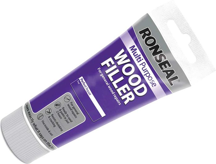 Tooled Up | Ronseal Ronseal Multi Purpose Wood Filler Tube Dark 100g Ronseal Ronseal Multi Purpose Wood Filler Tube Dark 100g