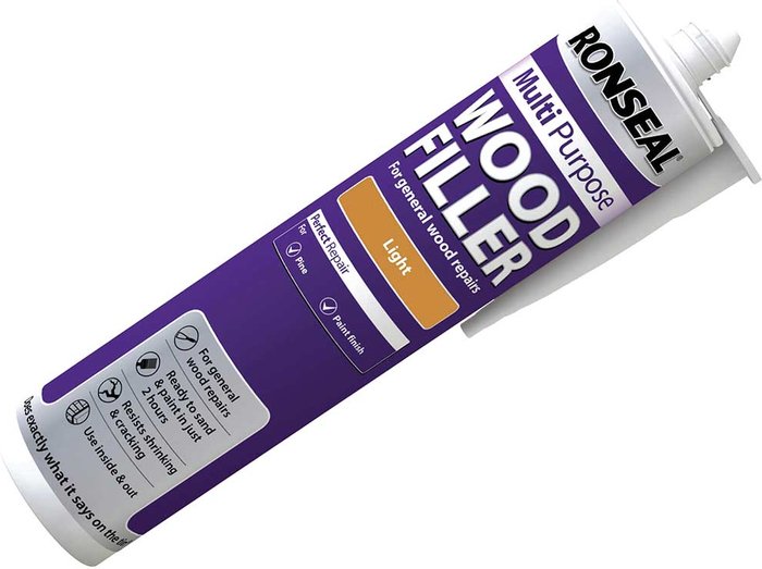 Tooled Up | Ronseal Ronseal Multi Purpose Wood Filler Light 310ml Ronseal Ronseal Multi Purpose Wood Filler Light 310ml