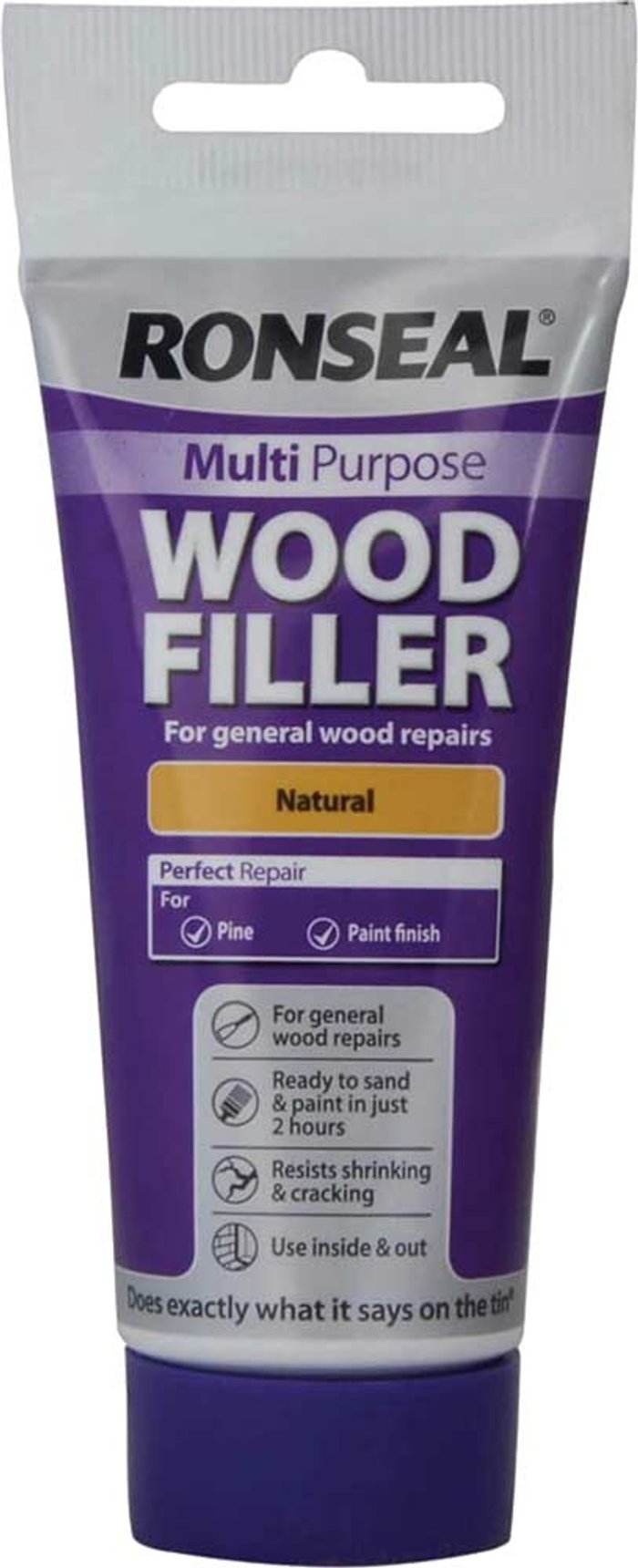 Tooled Up | Ronseal Ronseal Multi Purpose Wood Filler Tube Natural 100g Ronseal Ronseal Multi Purpose Wood Filler Tube Natural 100g