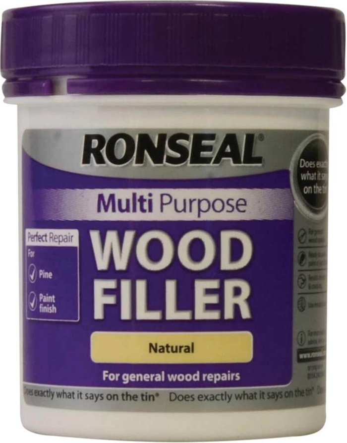 Tooled Up | Ronseal Ronseal Multipurpose Wood Filler Natural 250g Ronseal Ronseal Multipurpose Wood Filler Natural 250g