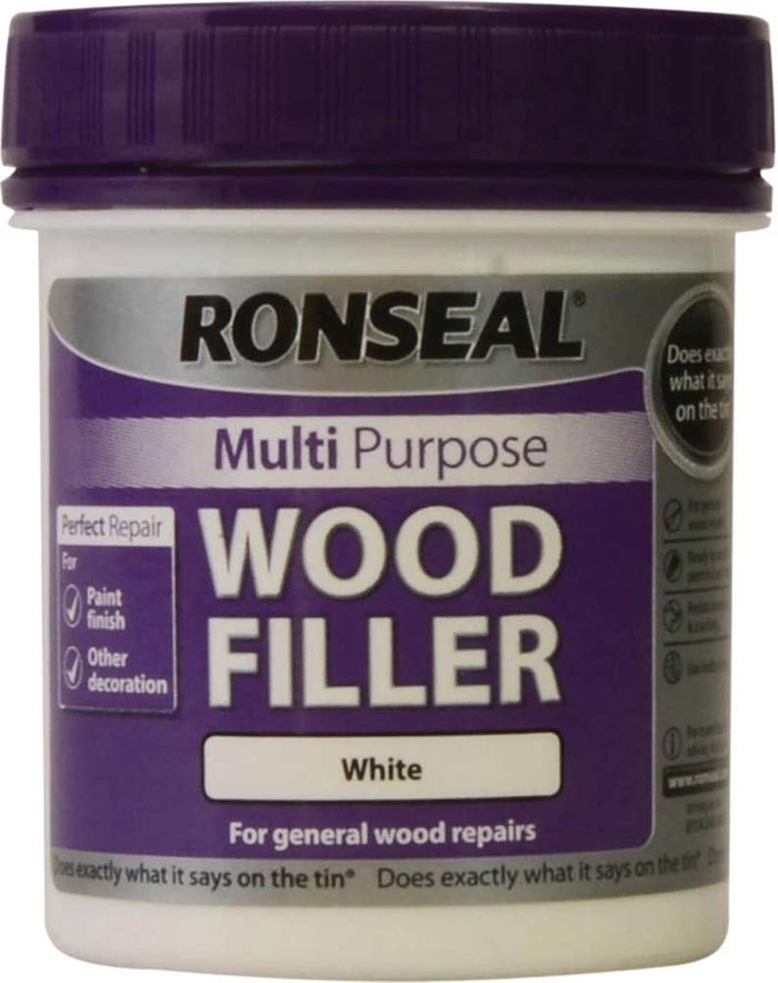 Tooled Up | Ronseal Ronseal Multipurpose Woodfiller White 250g Ronseal Ronseal Multipurpose Woodfiller White 250g