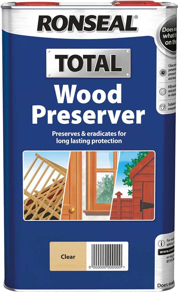 Tooled Up | Ronseal Ronseal Total Clear Matt Preserver 5L Ronseal Ronseal Total Clear Matt Preserver 5L