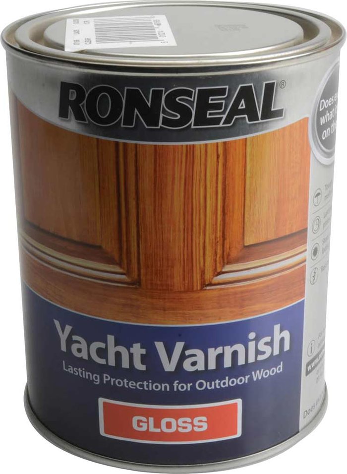 Tooled Up | Ronseal Ronseal Exterior Yacht Varnish Gloss 1l Ronseal Ronseal Exterior Yacht Varnish Gloss 1l