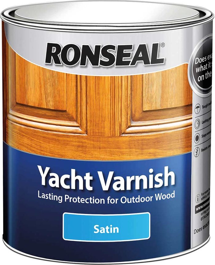 Tooled Up | Ronseal Ronseal Exterior Yacht Varnish Satin 250ml Ronseal Ronseal Exterior Yacht Varnish Satin 250ml