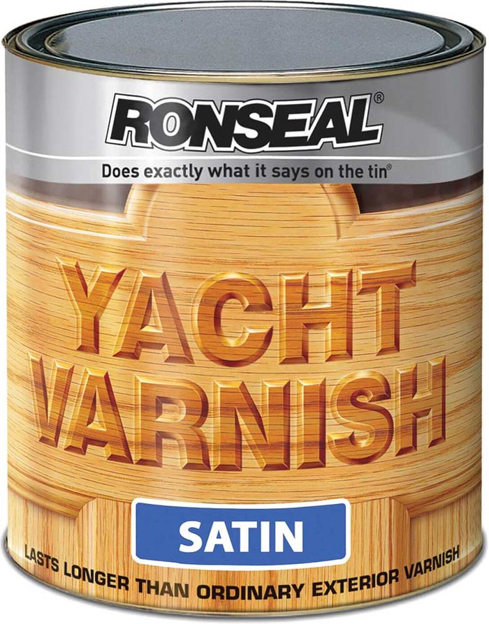 Tooled Up | Ronseal Ronseal Exterior Yacht Varnish Satin 2.5l Ronseal Ronseal Exterior Yacht Varnish Satin 2.5l