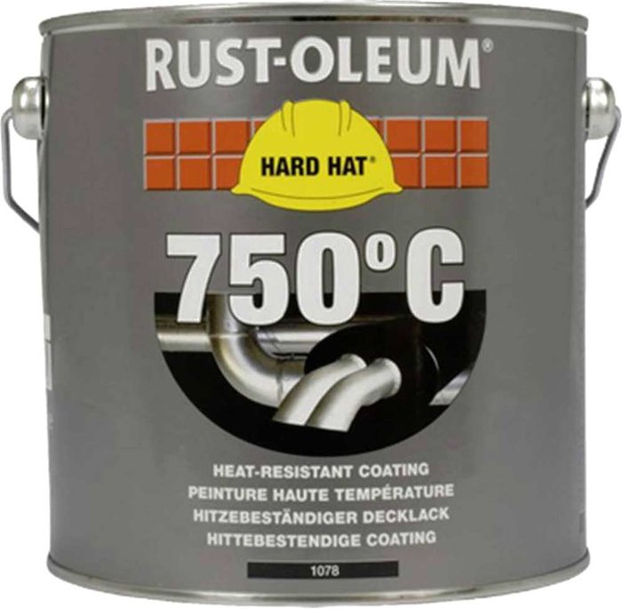 Tooled Up | Rust Oleum Rust Oleum Hard Hat Heat Resistant Paint Black 2.5l Rust Oleum Rust Oleum Hard Hat Heat Resistant Paint Black 2.5l
