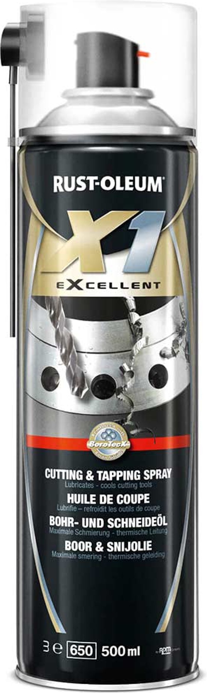 Tooled Up | Rust Oleum Rust Oleum X1 eXcellent Cutting and Tapping Lubricating Spray 500ml Rust Oleum Rust Oleum X1 eXcellent Cutting and Tapping Lubricating Spray 500ml