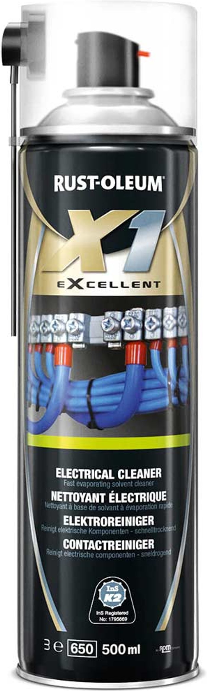 Tooled Up | Rust Oleum Rust Oleum X1 eXcellent Electrical Cleaner Spray 500ml Rust Oleum Rust Oleum X1 eXcellent Electrical Cleaner Spray 500ml