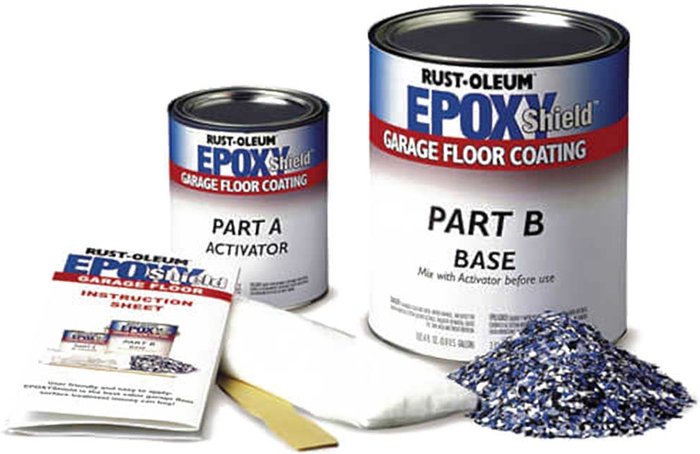 Tooled Up | Rust Oleum Rust Oleum EpoxyShield Garage Floor Paint Kit Grey 2.5l Rust Oleum Rust Oleum EpoxyShield Garage Floor Paint Kit Grey 2.5l
