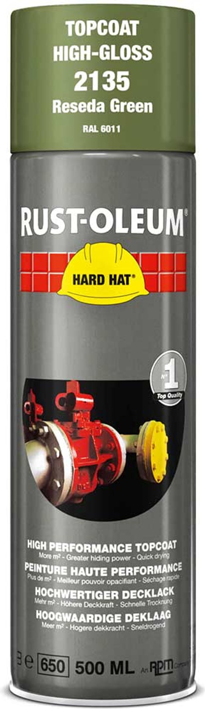Tooled Up | Rust Oleum Rust Oleum Hard Hat Metal Spray Paint Reseda Green 500ml Rust Oleum Rust Oleum Hard Hat Metal Spray Paint Reseda Green 500ml