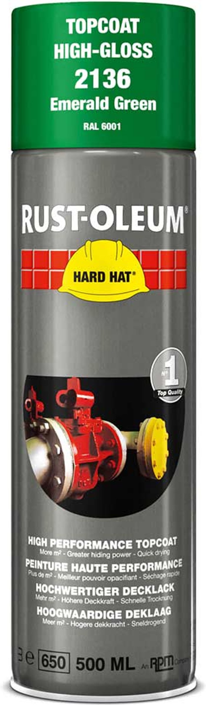 Tooled Up | Rust Oleum Rust Oleum Hard Hat Metal Spray Paint Emerald Green 500ml Rust Oleum Rust Oleum Hard Hat Metal Spray Paint Emerald Green 500ml