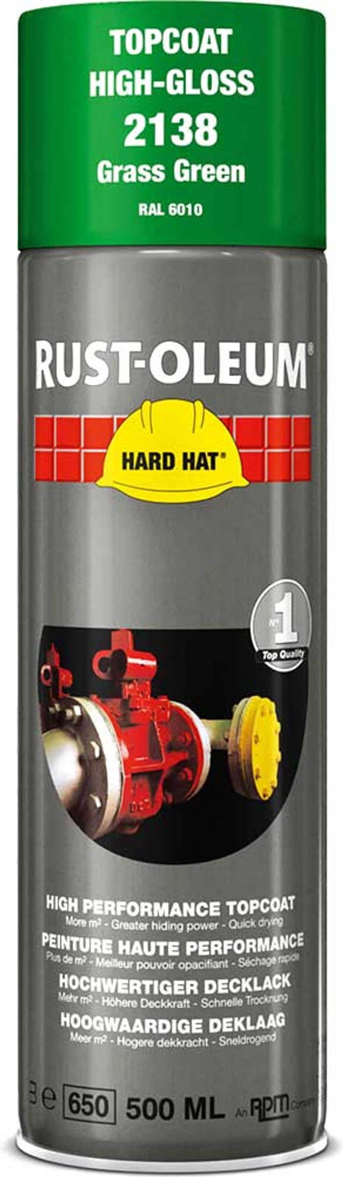Tooled Up | Rust Oleum Rust Oleum Hard Hat Metal Spray Paint Grass Green 500ml Rust Oleum Rust Oleum Hard Hat Metal Spray Paint Grass Green 500ml