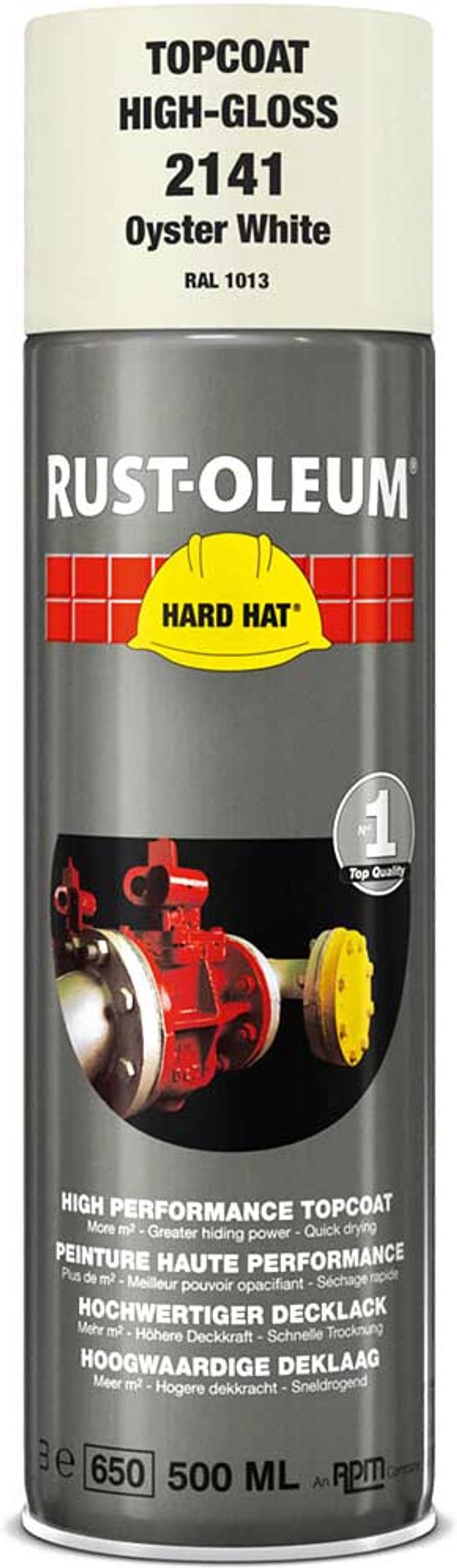 Tooled Up | Rust Oleum Rust Oleum Hard Hat Metal Spray Paint Oyster White 500ml Rust Oleum Rust Oleum Hard Hat Metal Spray Paint Oyster White 500ml