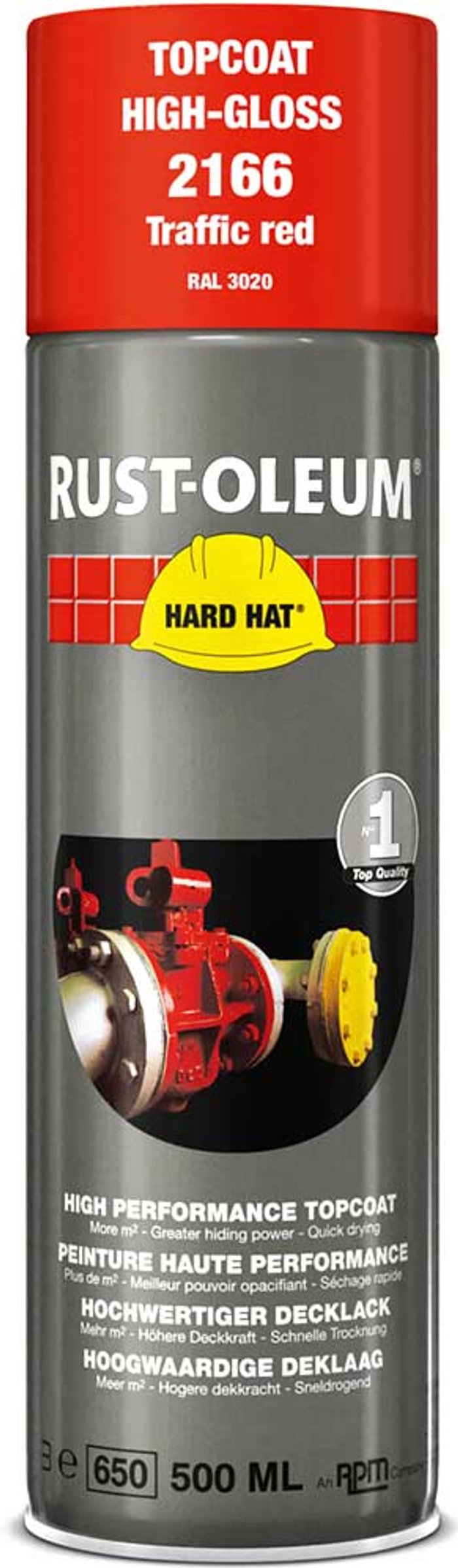 Tooled Up | Rust Oleum Rust Oleum Hard Hat Metal Spray Paint Traffic Red 500ml Rust Oleum Rust Oleum Hard Hat Metal Spray Paint Traffic Red 500ml