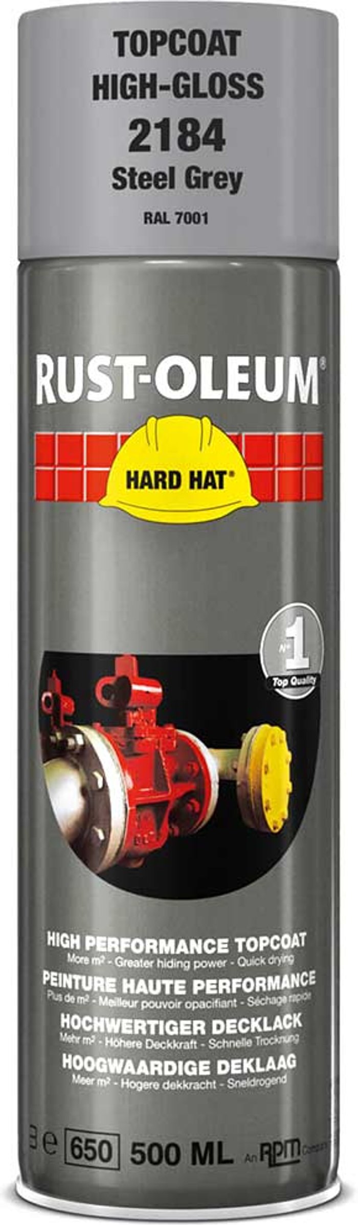 Tooled Up | Rust Oleum Rust Oleum Hard Hat Metal Spray Paint Steel Grey 500ml Rust Oleum Rust Oleum Hard Hat Metal Spray Paint Steel Grey 500ml
