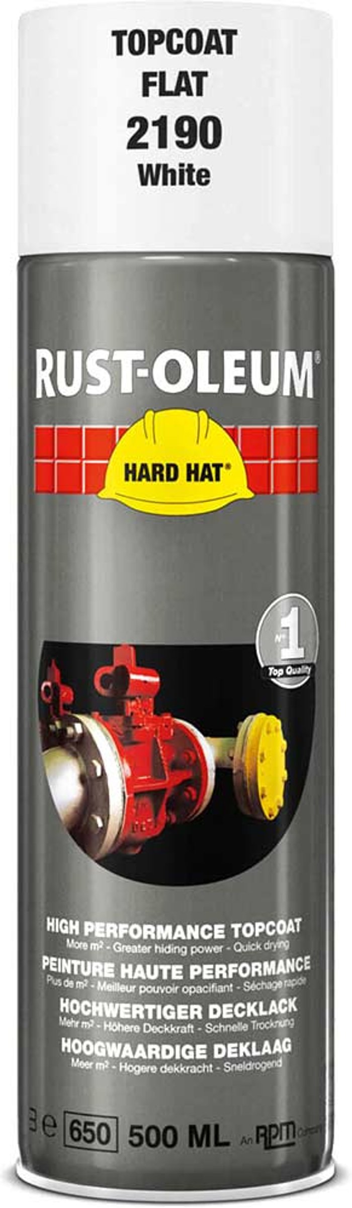 Tooled Up | Rust Oleum Rust Oleum Hard Hat Metal Spray Paint Matt White 500ml Rust Oleum Rust Oleum Hard Hat Metal Spray Paint Matt White 500ml