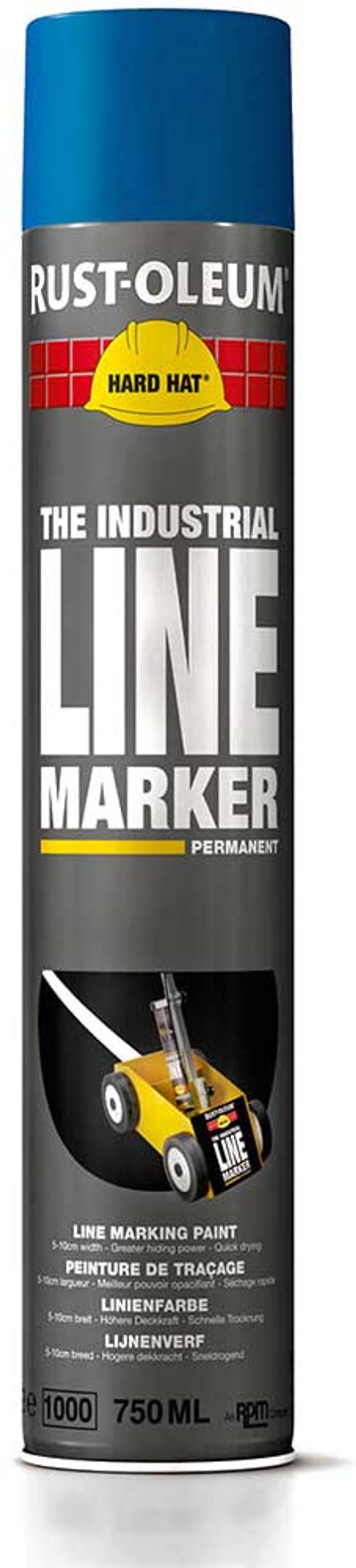 Tooled Up | Rust Oleum Rust Oleum Hard Hat Line Marking Spray Paint Blue 750ml Rust Oleum Rust Oleum Hard Hat Line Marking Spray Paint Blue 750ml