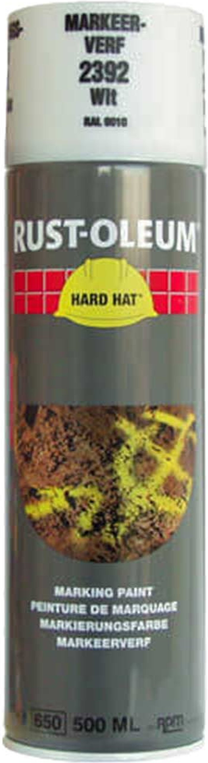 Tooled Up | Rust Oleum Rust Oleum Hard Hat Spot Marking Spray Paint White 500ml Rust Oleum Rust Oleum Hard Hat Spot Marking Spray Paint White 500ml