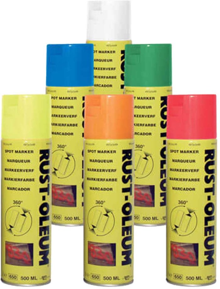 Tooled Up | Rust Oleum Rust Oleum Hard Hat Line Marking Spray Paint Traffic White 750ml Rust Oleum Rust Oleum Hard Hat Line Marking Spray Paint Traffic White 750ml