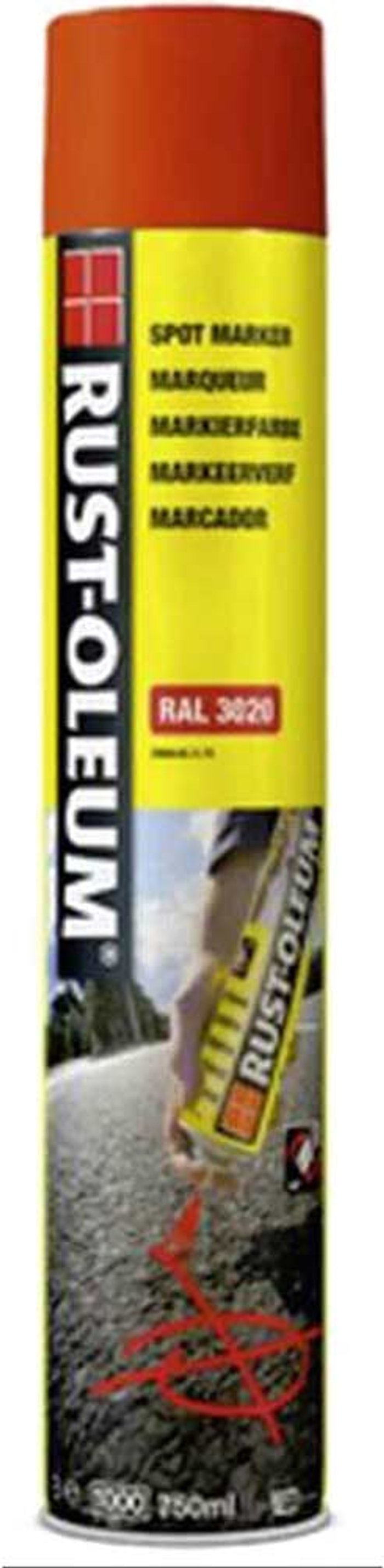Tooled Up | Rust Oleum Rust Oleum Ground Marker Spray Paint Red 750ml Rust Oleum Rust Oleum Ground Marker Spray Paint Red 750ml