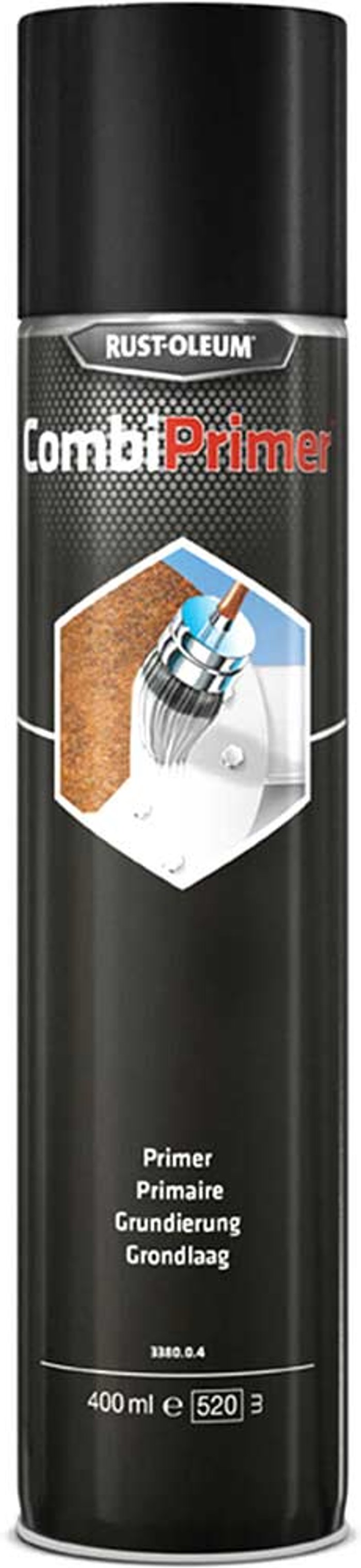 Tooled Up | Rust Oleum Rust Oleum CombiPrimer Anti Rust Metal Primer Spray Paint Grey 400ml Rust Oleum Rust Oleum CombiPrimer Anti Rust Metal Primer Spray Paint Grey 400ml