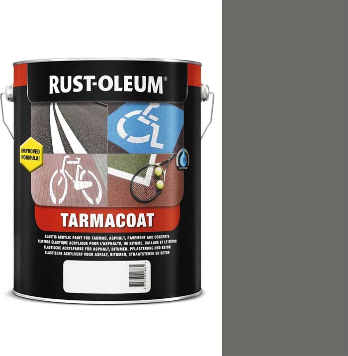 Tooled Up | Rust Oleum Rust Oleum Tarmacoat Rapid Curing Road Line Paint Medium Grey 5l Rust Oleum Rust Oleum Tarmacoat Rapid Curing Road Line Paint Medium Grey 5l
